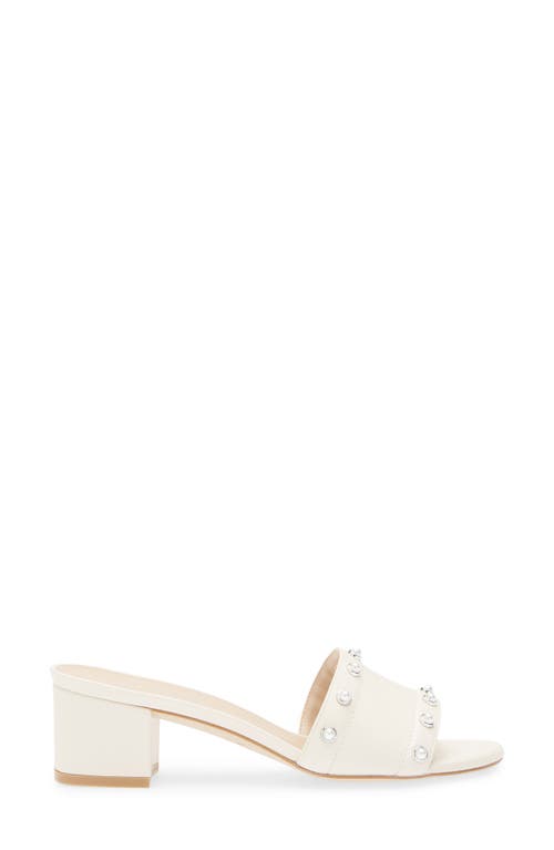 STUART WEITZMAN STUART WEITZMAN FAUX PEARL SLIDE SANDAL