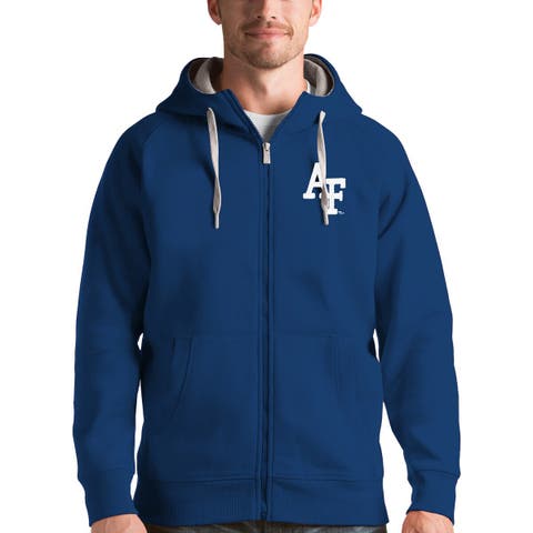 Men's Antigua Royal Air Force Falcons Victory Full-Zip Hoodie