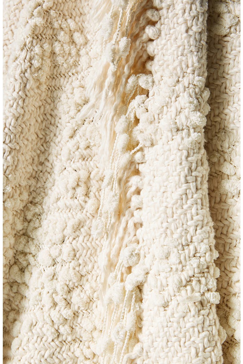 Chenille Throw Blanket, Alternate, color, IVORY