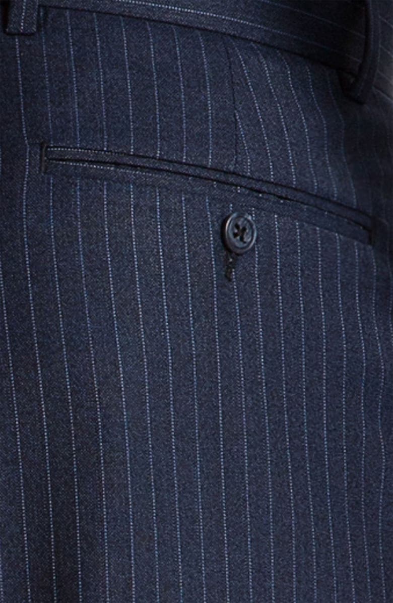 Joseph Abboud 'Signature Silver' Stripe Suit, Alternate, color, 