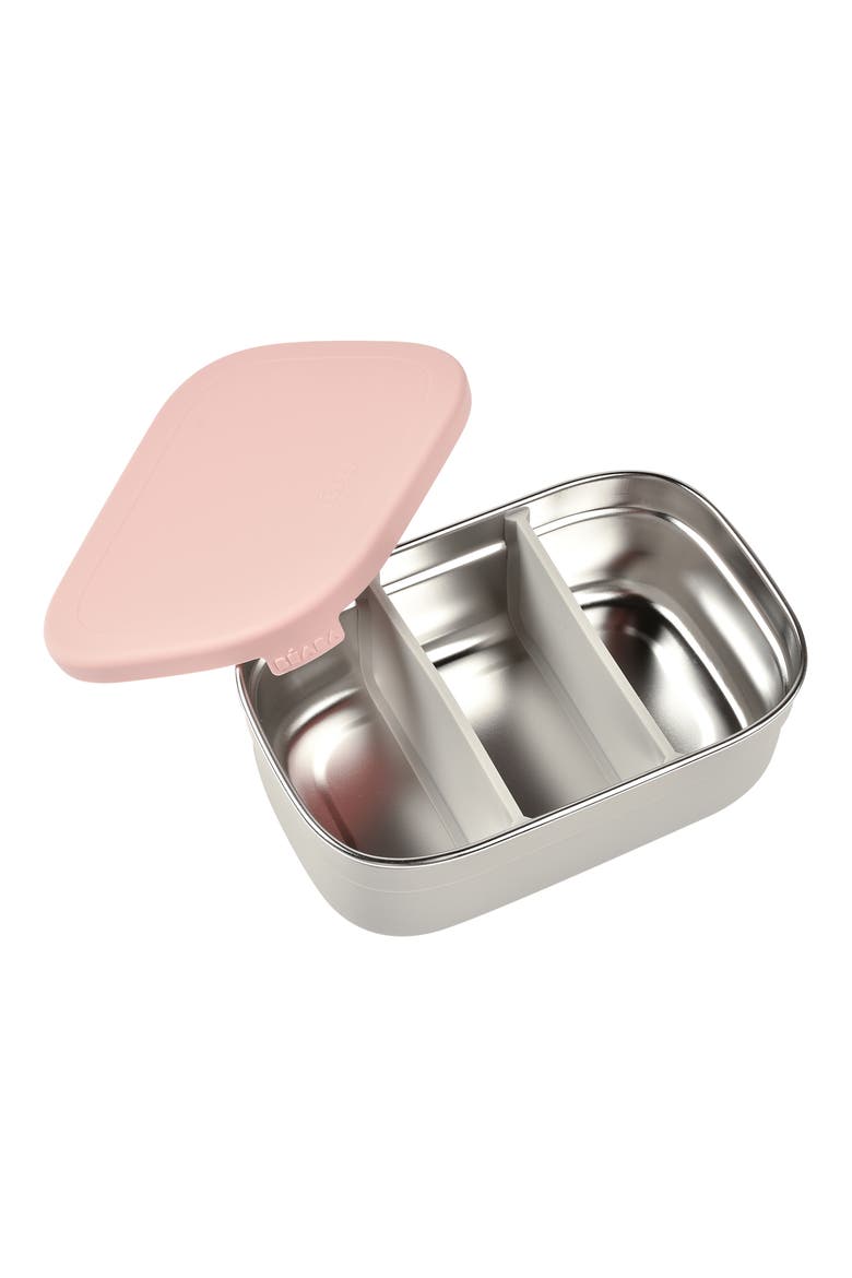 Stainless Steel Lunchbox with Lid, Alternate, color, ROSE
