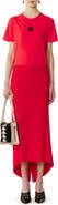 Lanvin Buttoned Long Skirt In Merino Wool