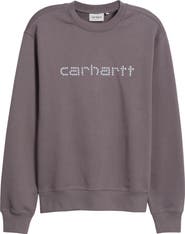 Carhartt Work In Progress Rivet Script Cotton Sweatshirt