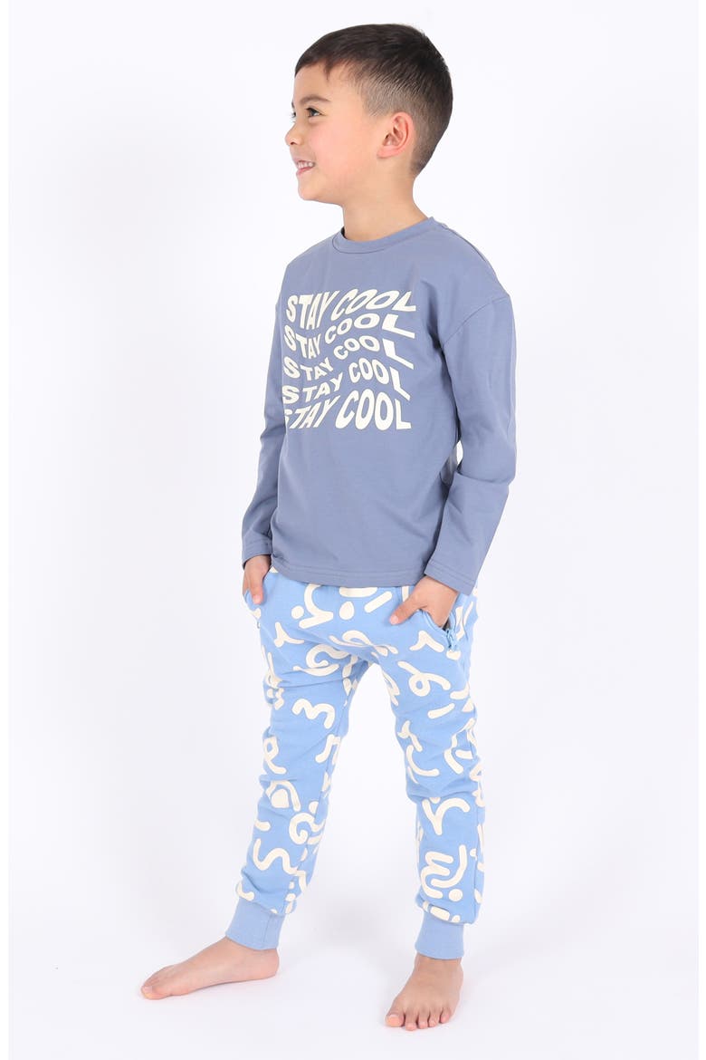 Kids' Wiggle Jogger Sweatpants, Alternate, color, CORNFLOWER BLUE