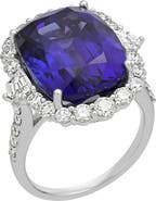 Bony Levy 18K White Gold Tanzanite & Diamond Statement Ring
