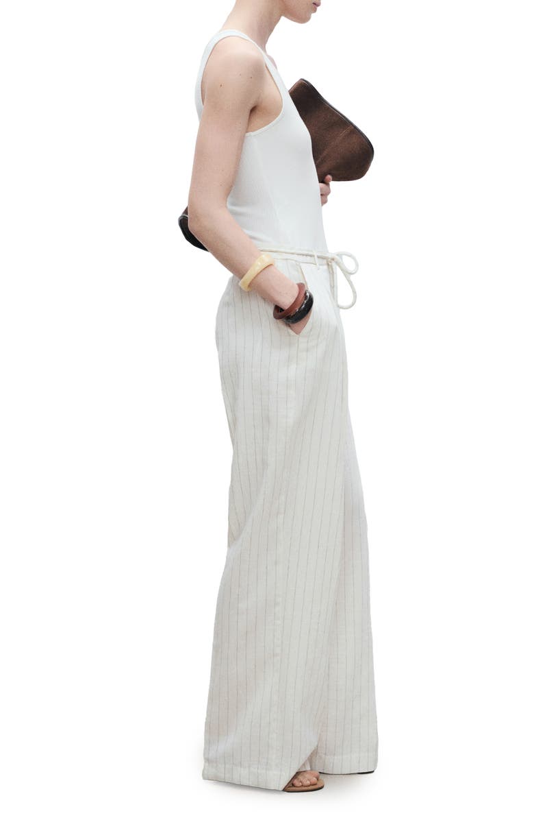 MANGO Mixed Media Tank Jumpsuit, Alternate, color, 