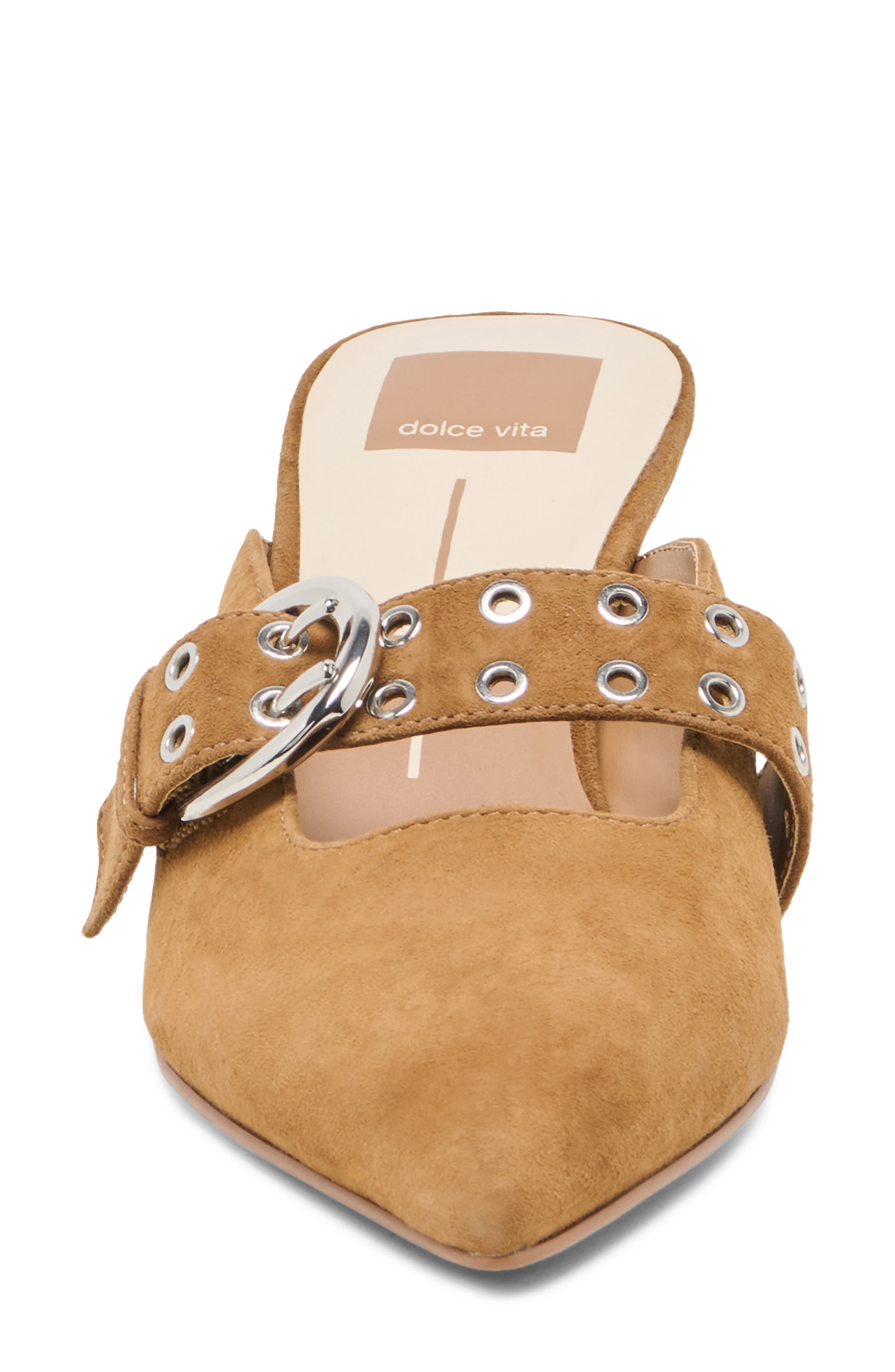 Cyrah Mule, Alternate, color, COGNAC SUEDE
