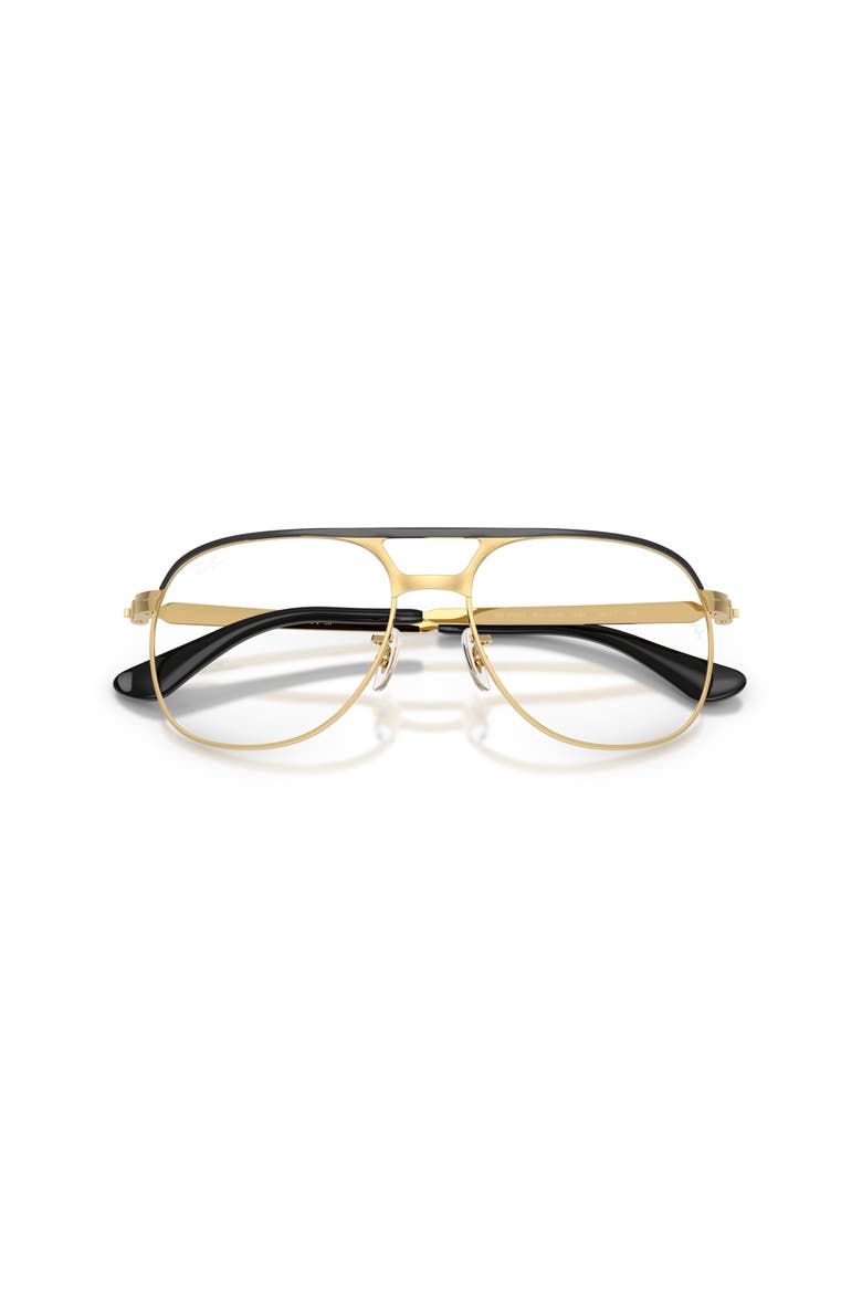 56mm Square optical glasses, Alternate, color, Black