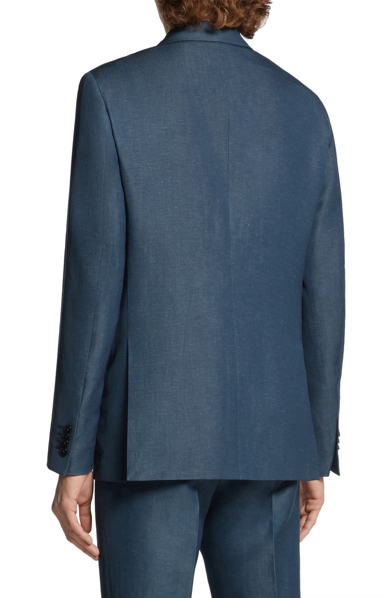 ZEGNA Trofeo Wool & Linen Sport Coat, Alternate, color,