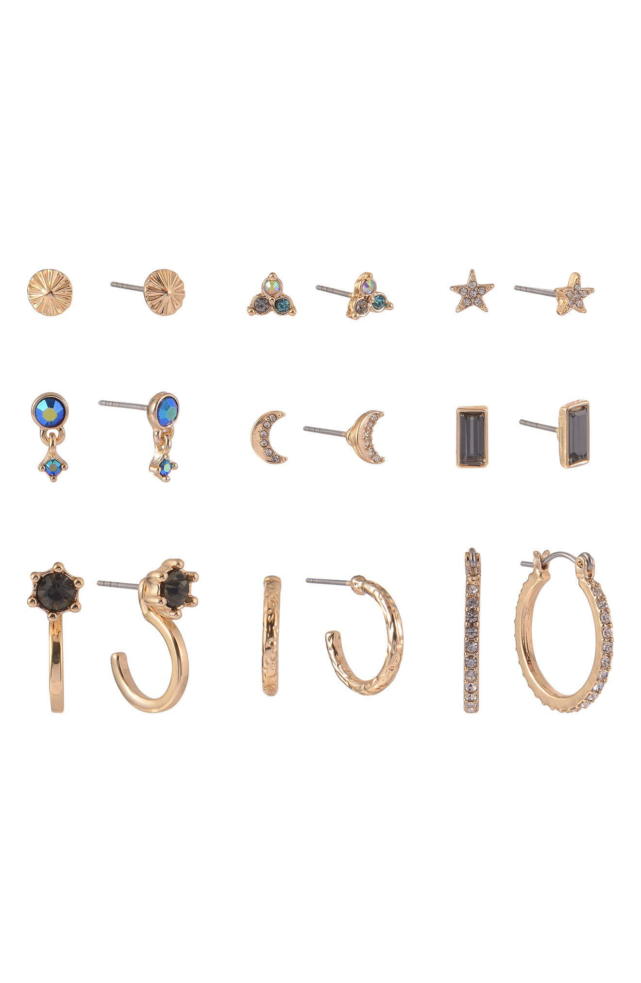 RACHEL Rachel Roy Set of 9 Earrings