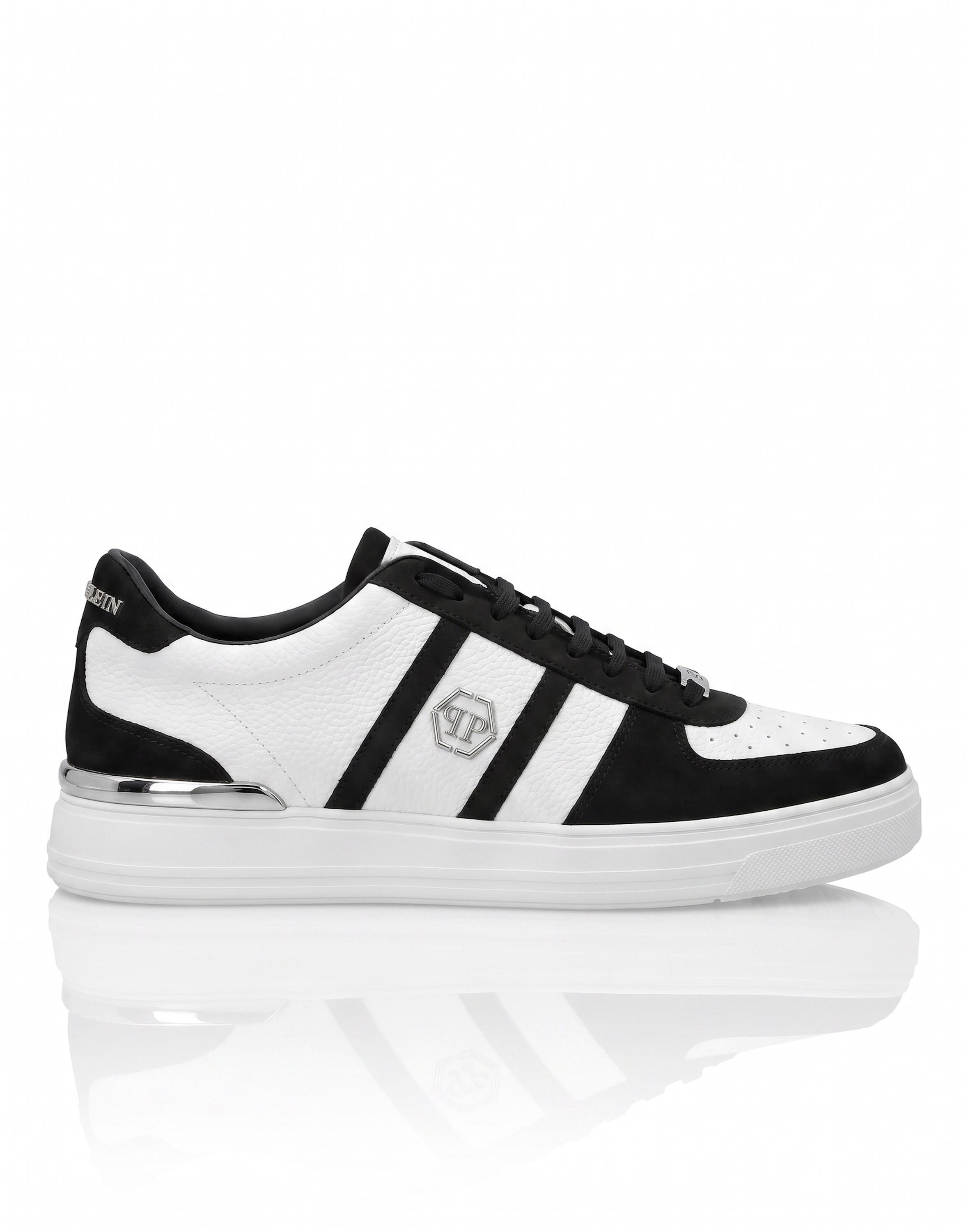 Low-Top Sneakers Mix Color Unisex, Alternate, color, white/black