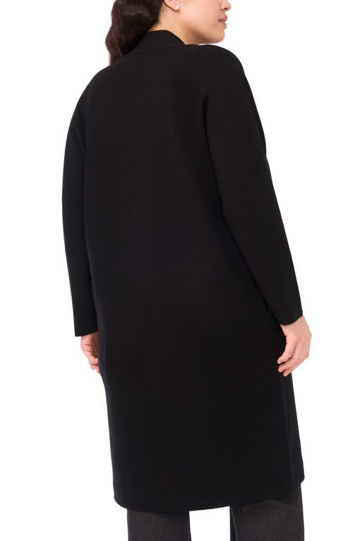 Halogenr Halogen(r) Open Front Longline Cardigan In Black