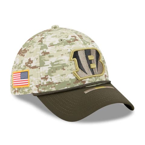 Men's New Era  Camo Cincinnati Bengals 2025 Salute to Service 39THIRTY Flex Hat