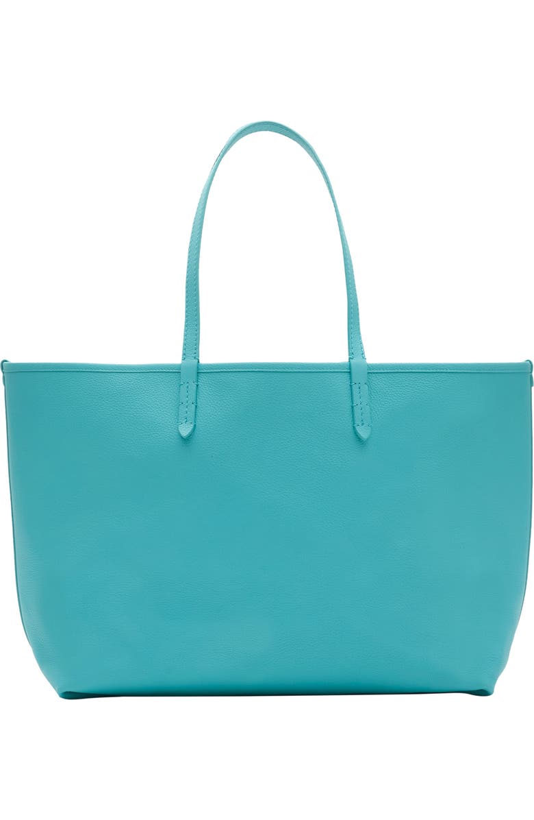 Burberry Medium Reversible Bloomsbury Tote, Alternate, color, Atom Blue