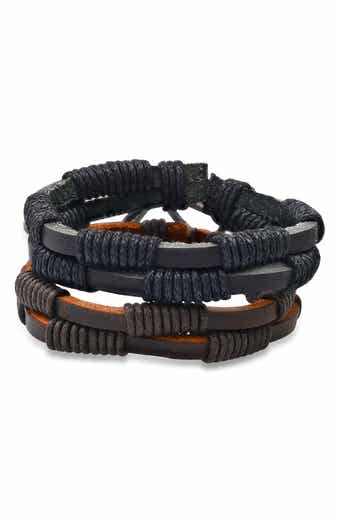 Men's Braided Leather Bracelets