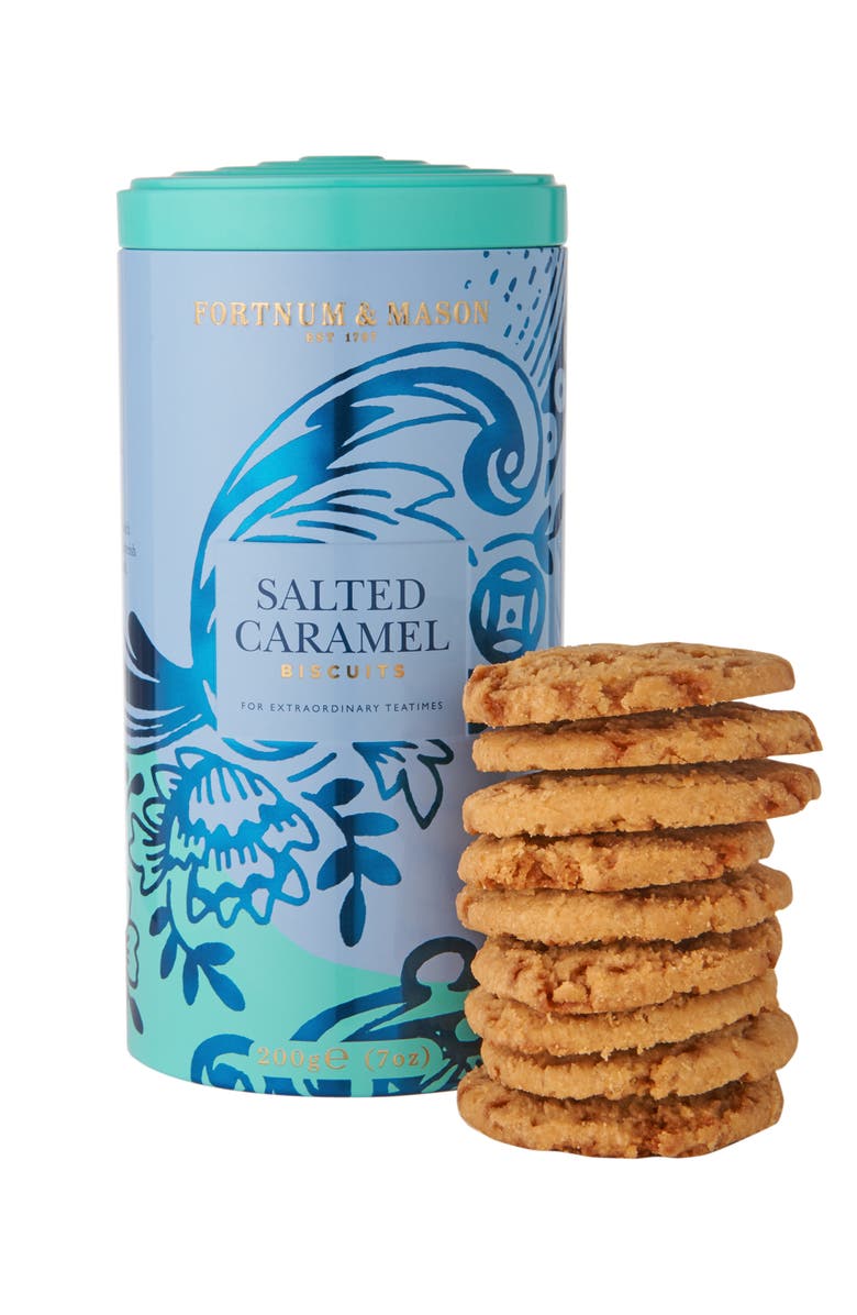 Fortnum & Mason Piccadilly Biscuits Tin, Main, color, Salted Caramel