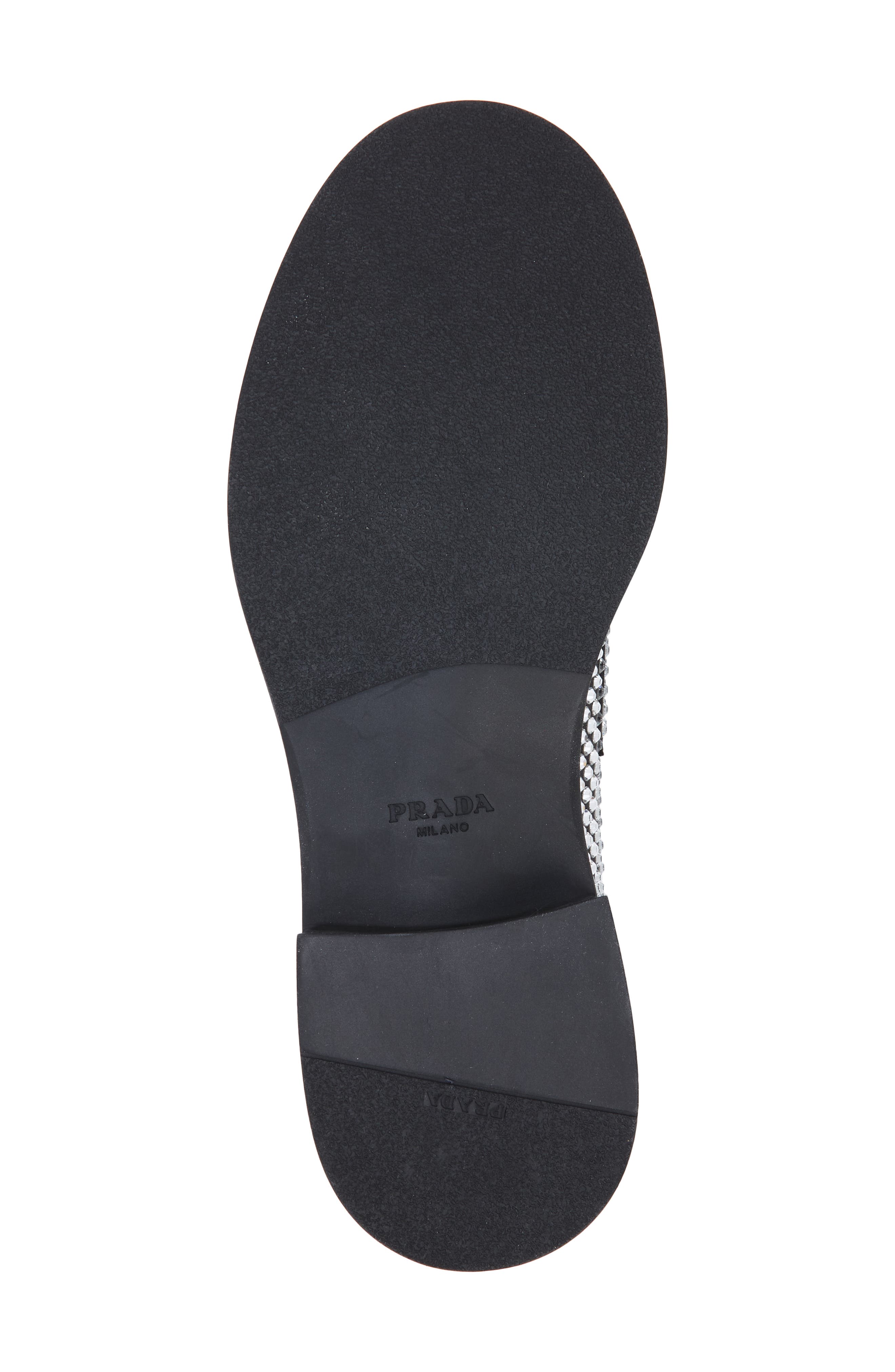 Prada Chocolate Loafer, Alternate, color, 