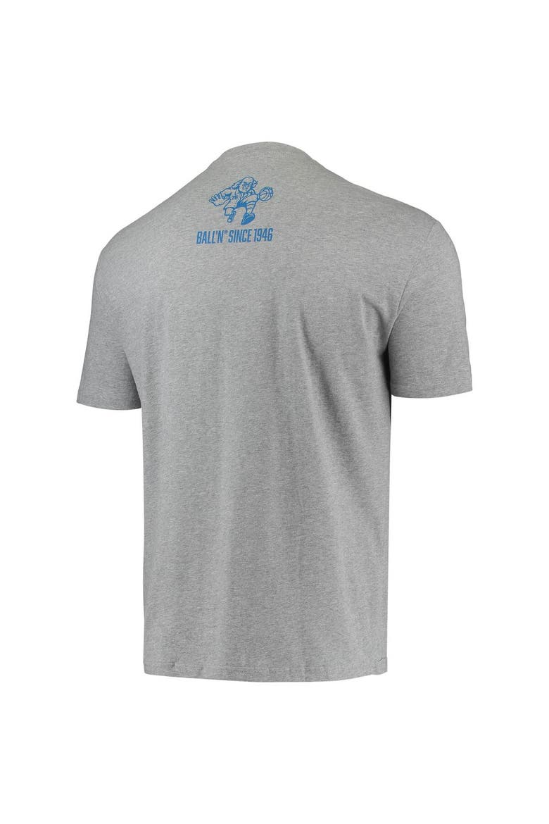 Men's BALL'N Heathered Gray Philadelphia 76ers Since 1946 T-Shirt, Alternate, color, Heather Gray