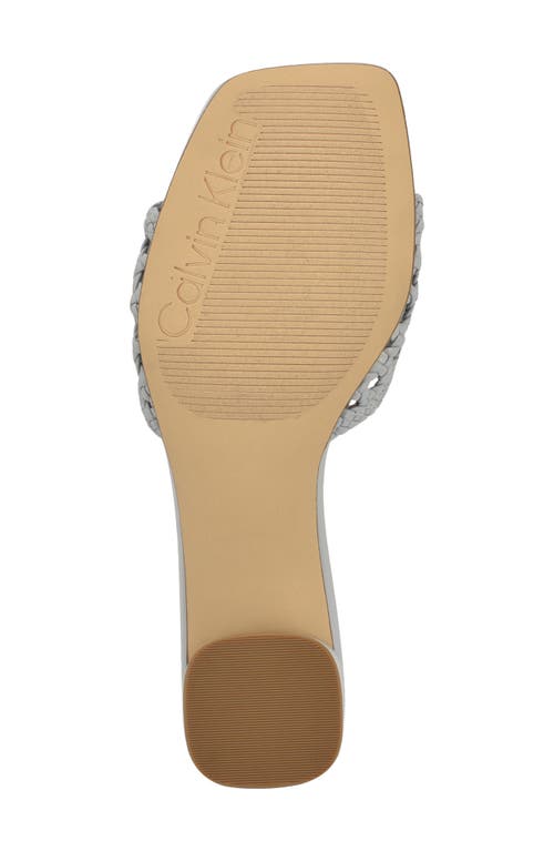 Calvin Klein Brianny Sandal In Light Blue