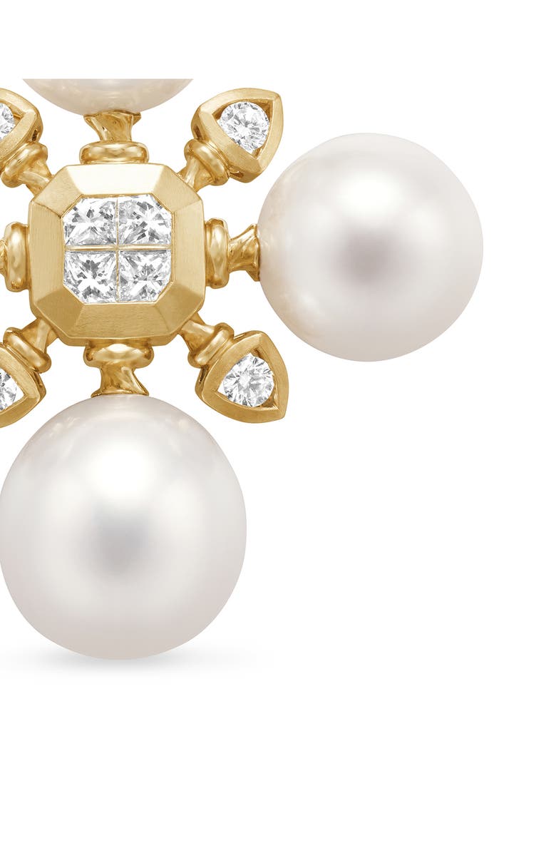 David Yurman Renaissance Cultured Pearl Pendant Charm, Alternate, color, 18K Yellow Gold