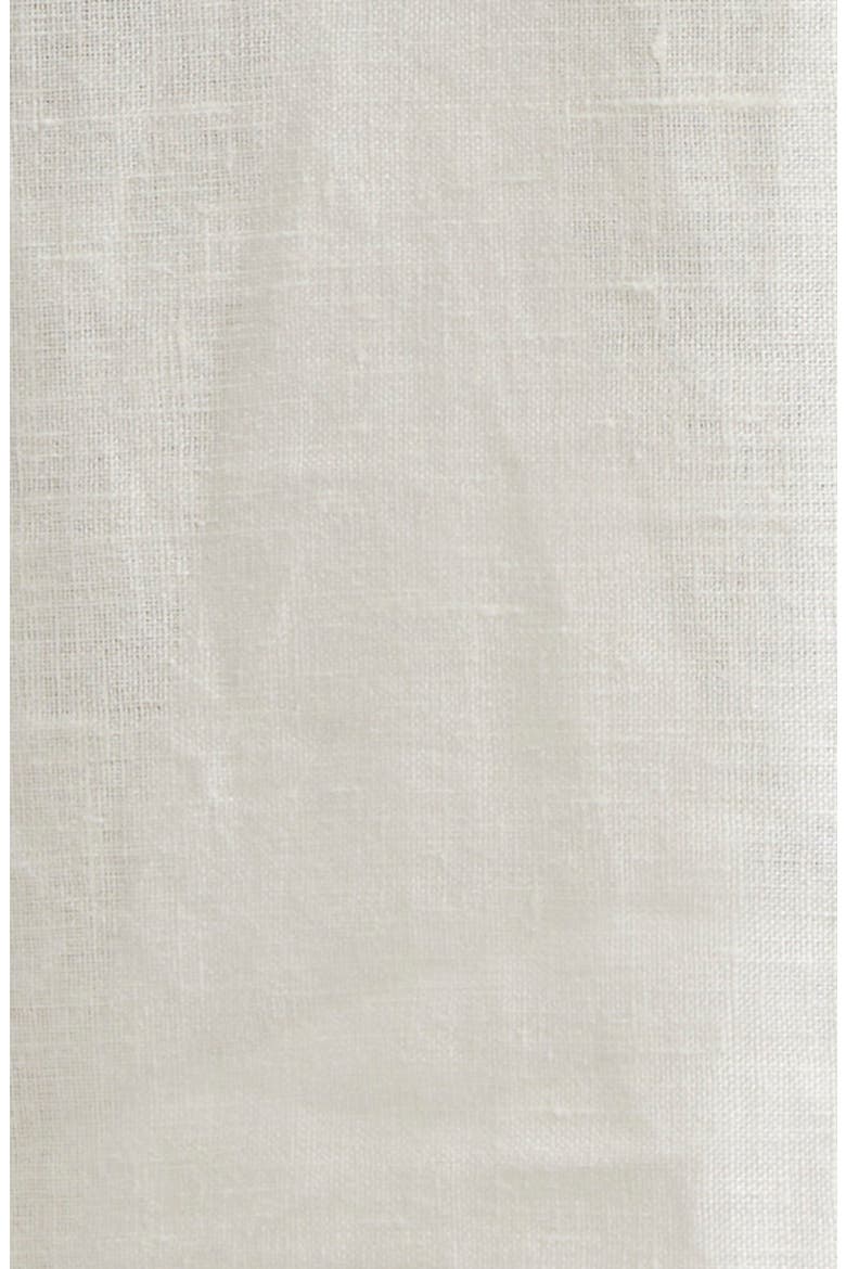 Olivette Lace & Linen Dress, Alternate, color, PRISTINE