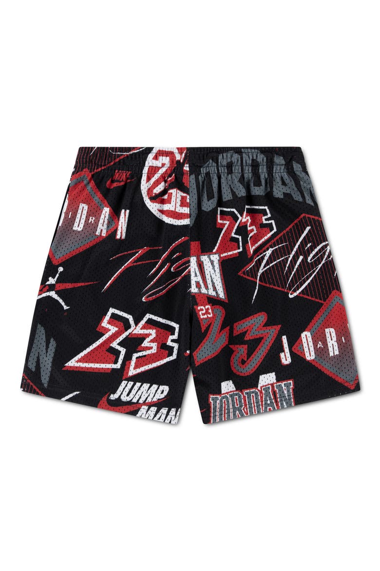 Kids' MJ Dynasty Mesh Basketball Shorts, Alternate, color, BLACK