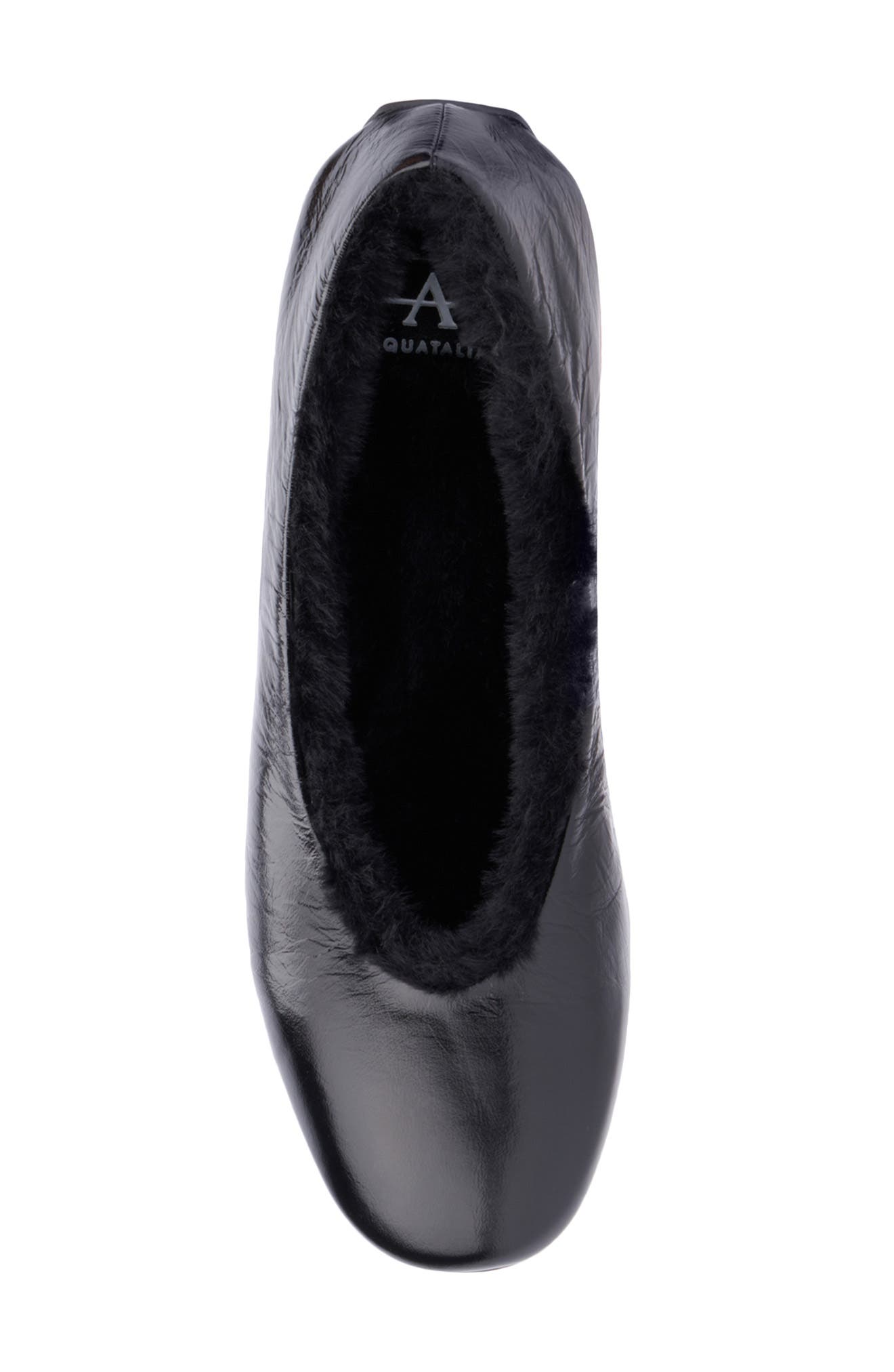 Aquatalia Qassidy Faux Fur Lined Weatherproof Flat, Alternate, color, 