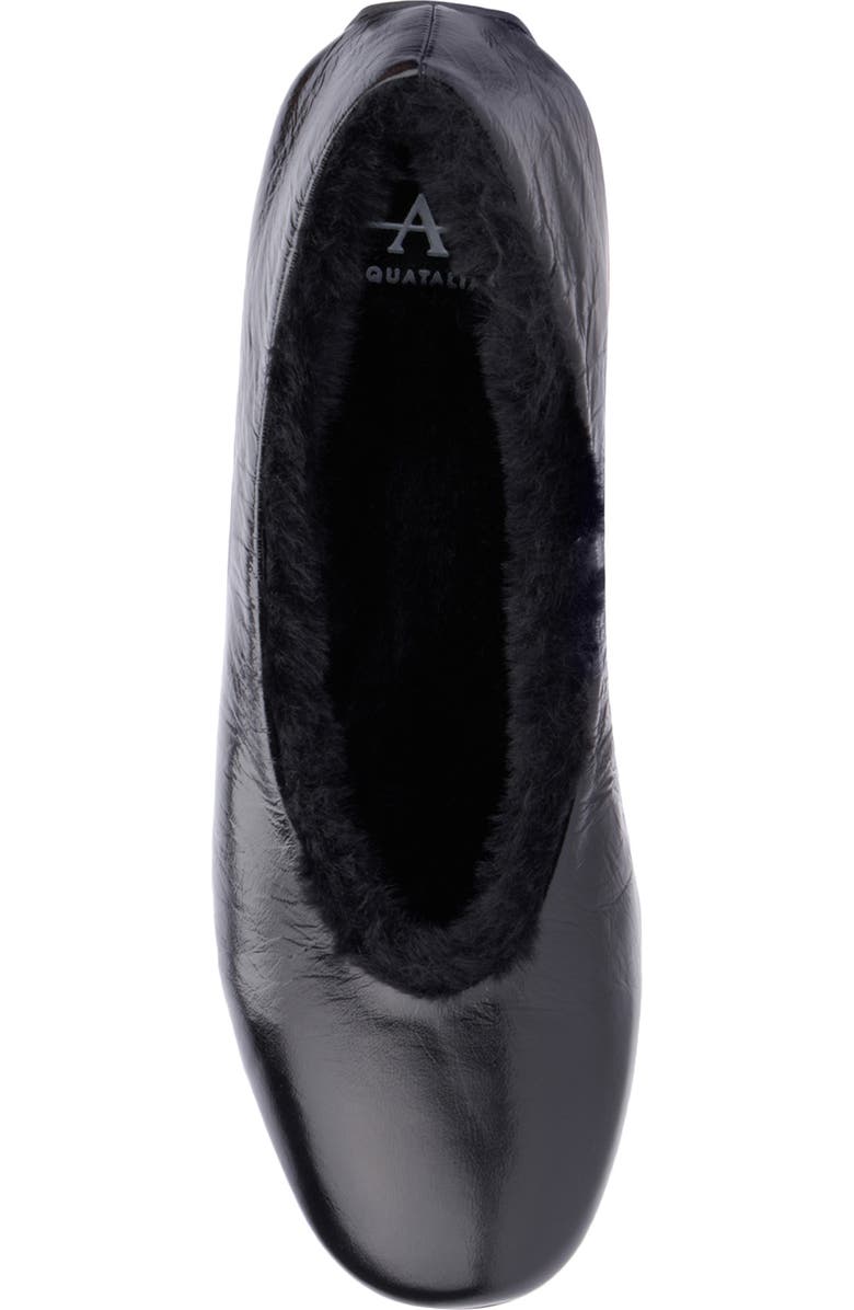 Aquatalia Qassidy Faux Fur Lined Weatherproof Flat, Alternate, color,