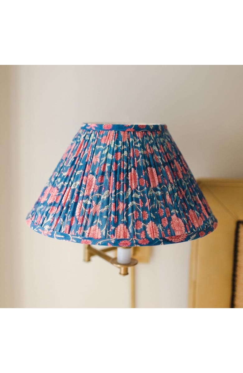 Sophie Williamson Design Pleated Lampshade in Ella Print, Alternate, color, 