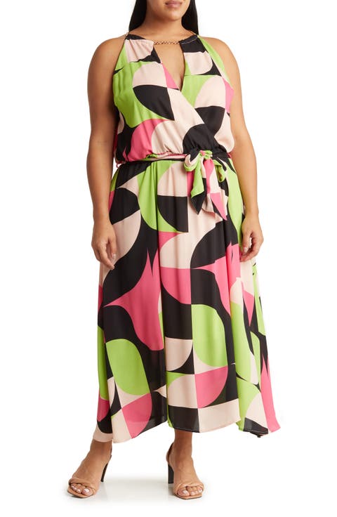 Beach House II Sleeveless Dress (Plus)