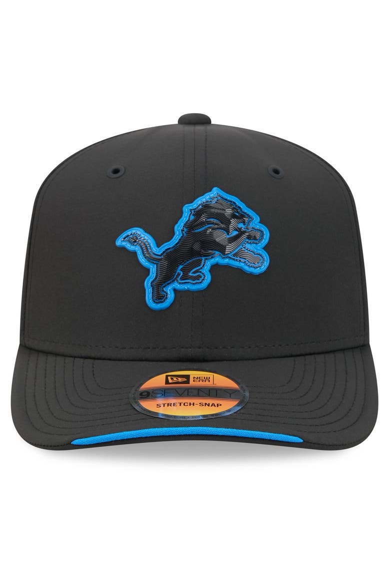 Men's New Era Black Detroit Lions 2026 Sideline 9SEVENTY Adjustable Hat, Alternate, color, Black