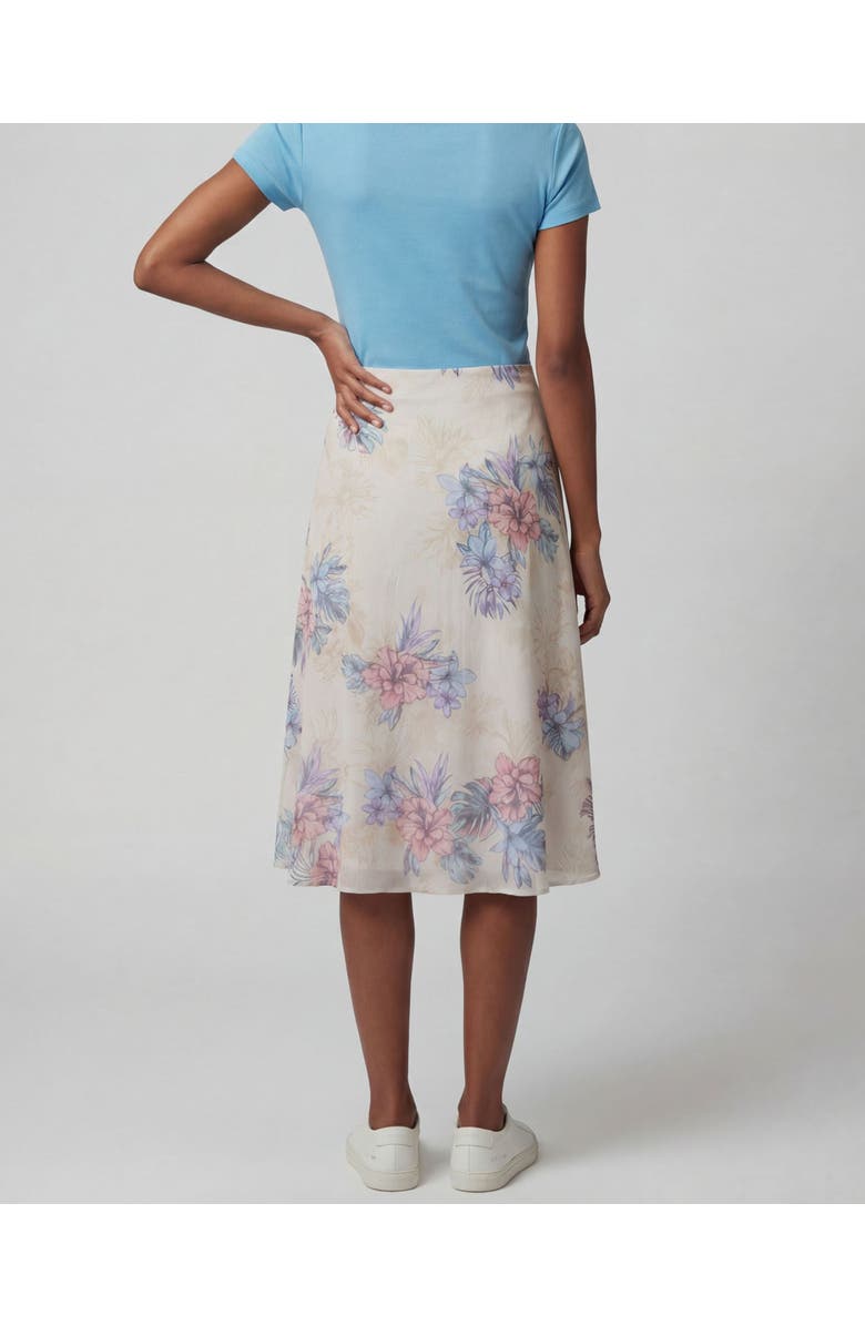 Lords of Harlech Exotic Floral Womens Midi Skirt, Alternate, color, Exotic Floral Natural