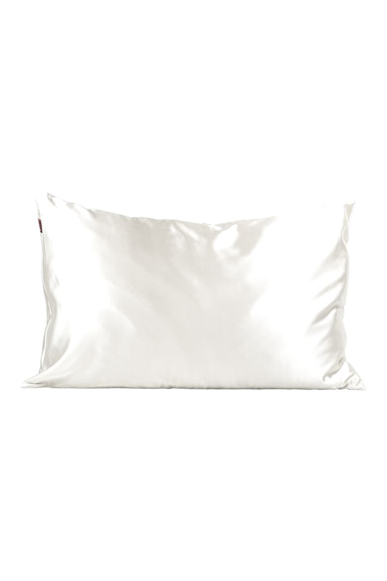 Satin Pillowcase (Nordstrom Exclusive), Main, color, IVORY