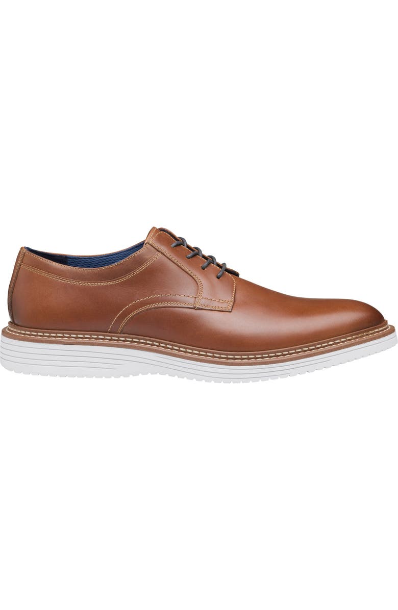 Johnston & Murphy Cason Plain Toe Derby, Alternate, color, Tan Full Grain