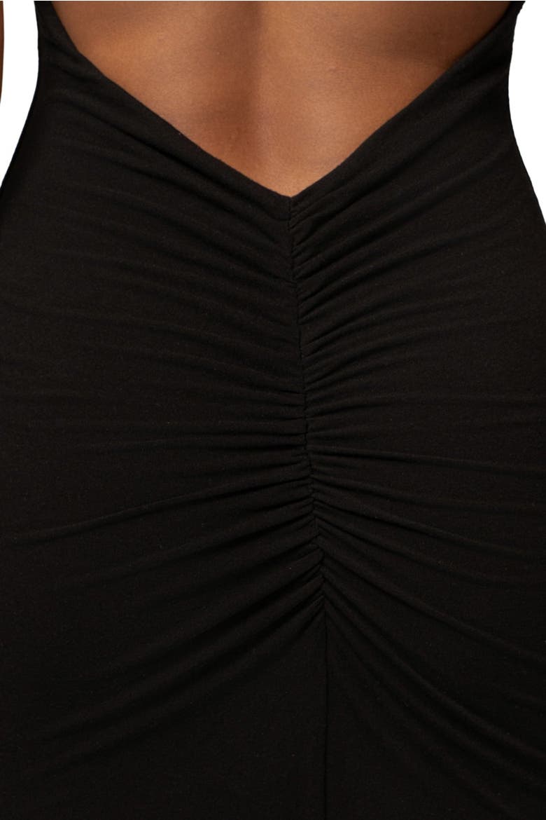 Front And Center Maxi Dress, Alternate, color, Black