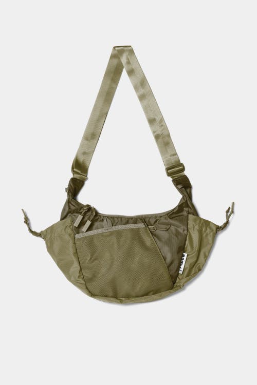 Baboon to the Moon Crescent Crossbody Bag in Crocodile 