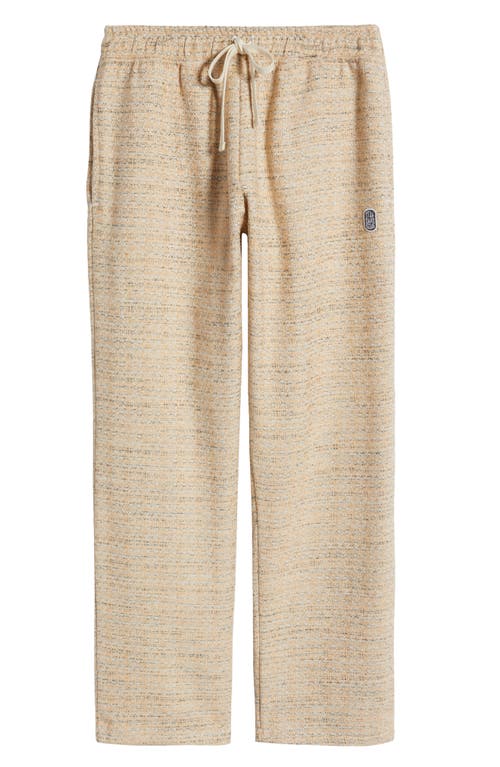 Standard Issue Tweed Drawstring Slacker Pants In Sand