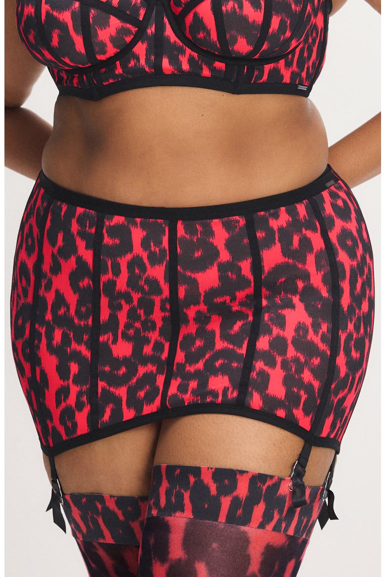 City Kitty Garter Skirt, Main, color, OPEN LATE RED VINTAGE