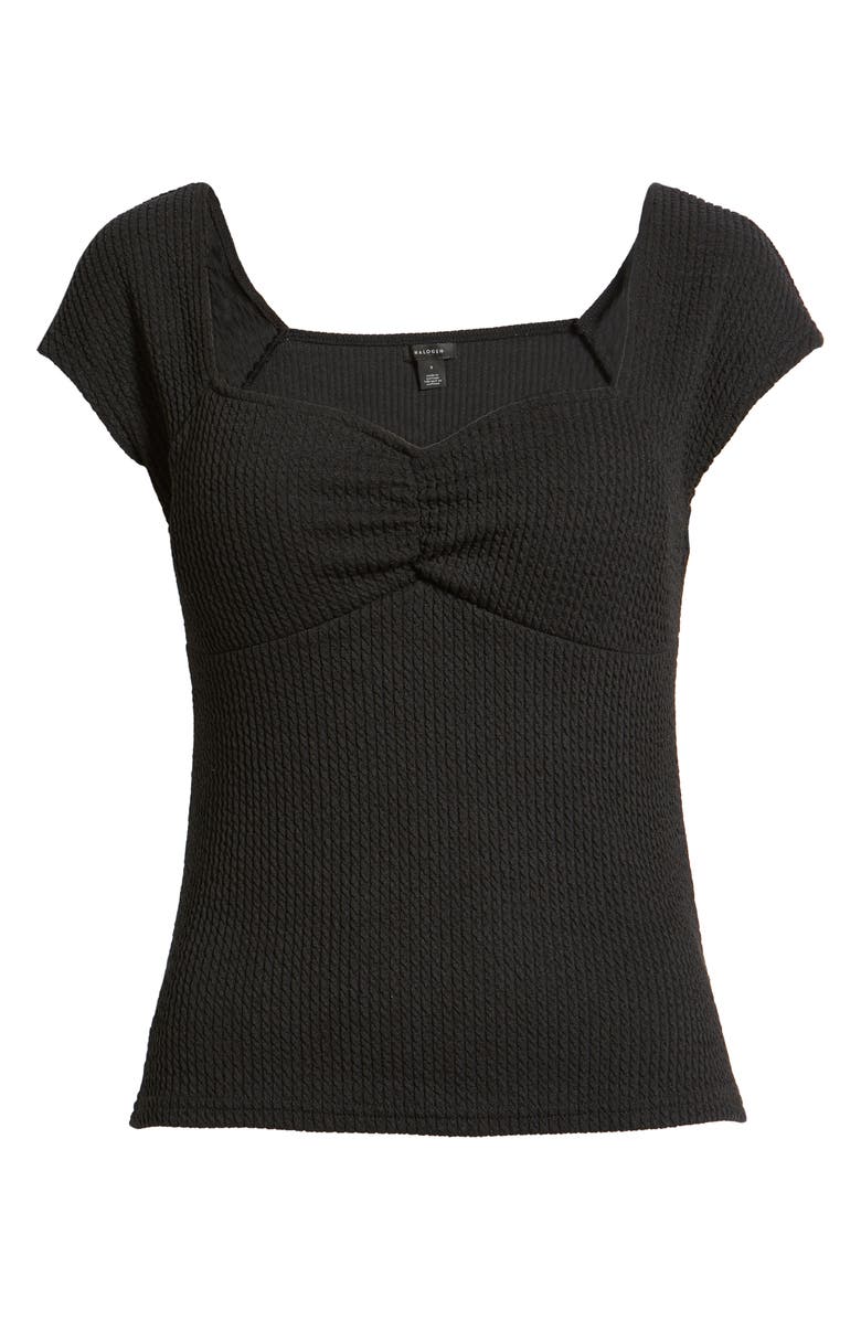 Halogen<sup>®</sup> Cap Sleeve Sweetheart Neck Top, Alternate, color, 