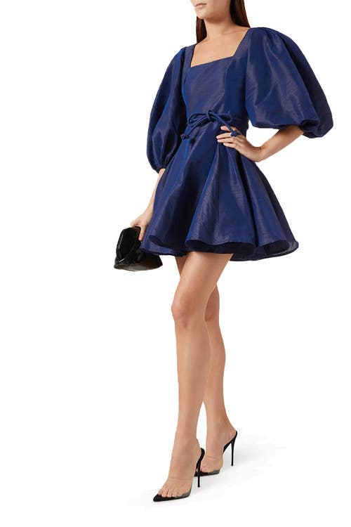 No Pise La Grama Diana Dress In Blue