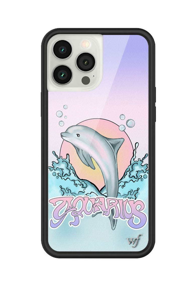 Aquarius iPhone Case, Main, color, Blue