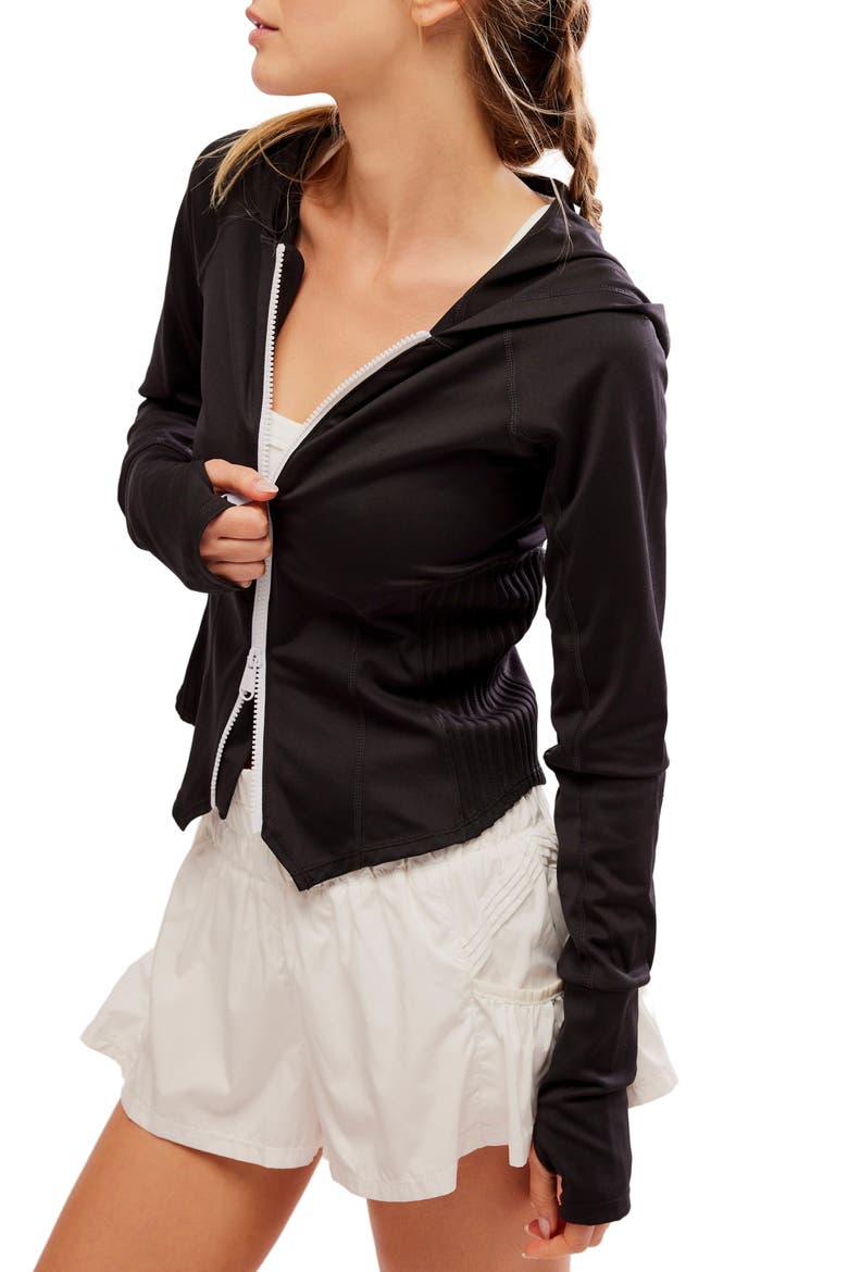 FP Movement Playin' for Keeps Track Jacket, Alternate, color, BLACK COMBO