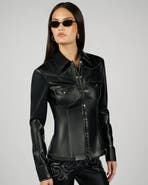 WeWoreWhat Western Button Up Top