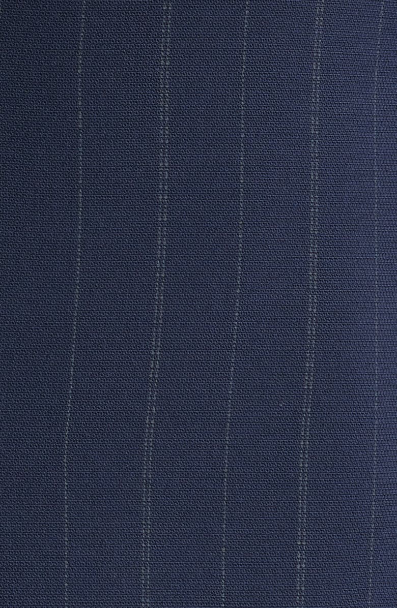 BOSS Tiana Pinstripe Pants, Alternate, color, Sky Captain Pinstripe