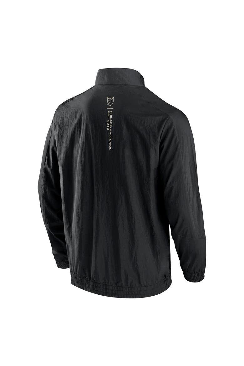 Men's Fanatics Branded Black Philadelphia Union Header Raglan Full-Zip Jacket, Alternate, color, Black