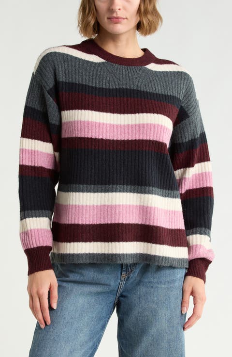 Onema Long Sleeve Crewneck Knit Sweater