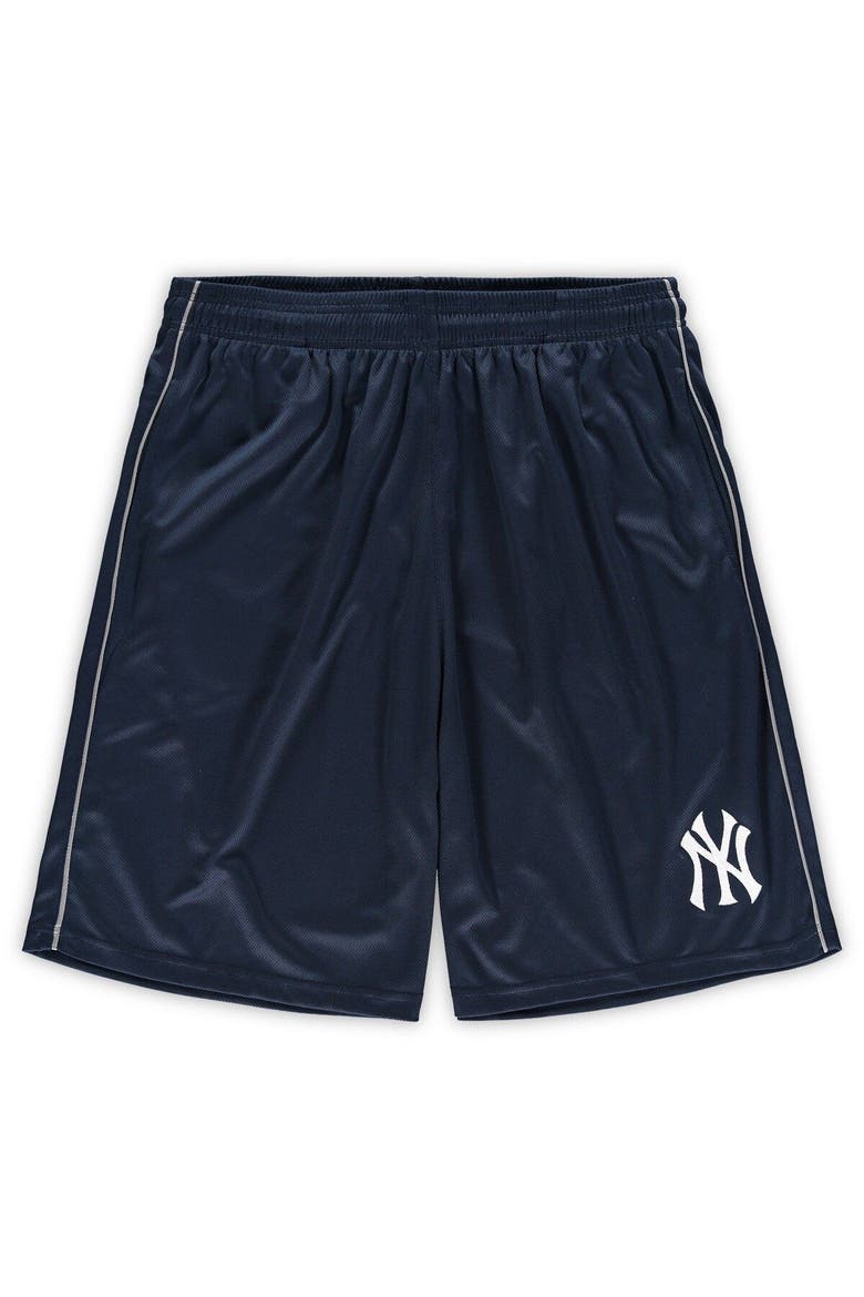 Men's Fanatics Branded Navy New York Yankees Big & Tall Mesh Shorts, Main, color, Navy