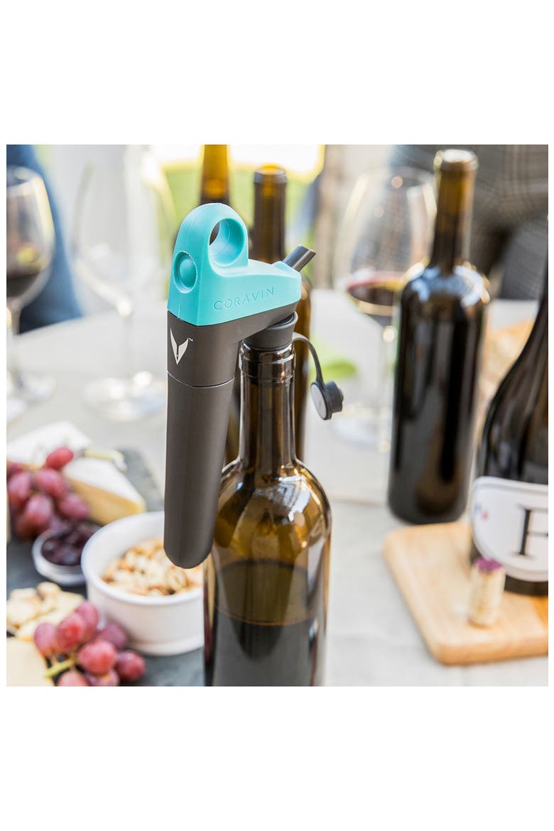 Pivot™ Wine Preservation System, Alternate, color, TEAL