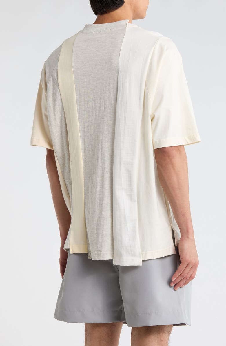 mnml Multi Paneled T-Shirt, Alternate, color, Off White