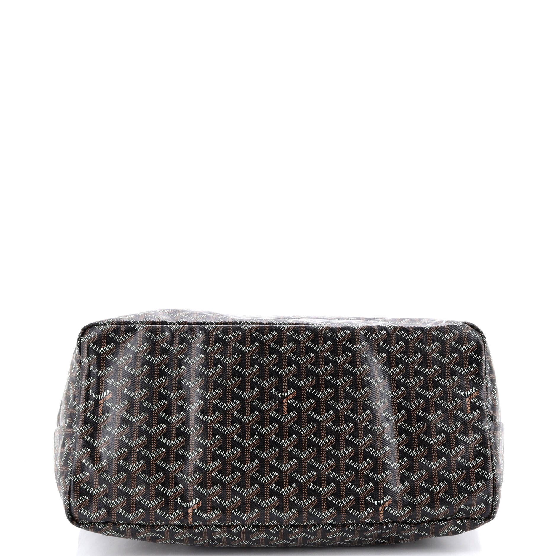 Pre-Owned Goyard Saint Louis Tote Coated Canvas GM, Alternate, color, Brown